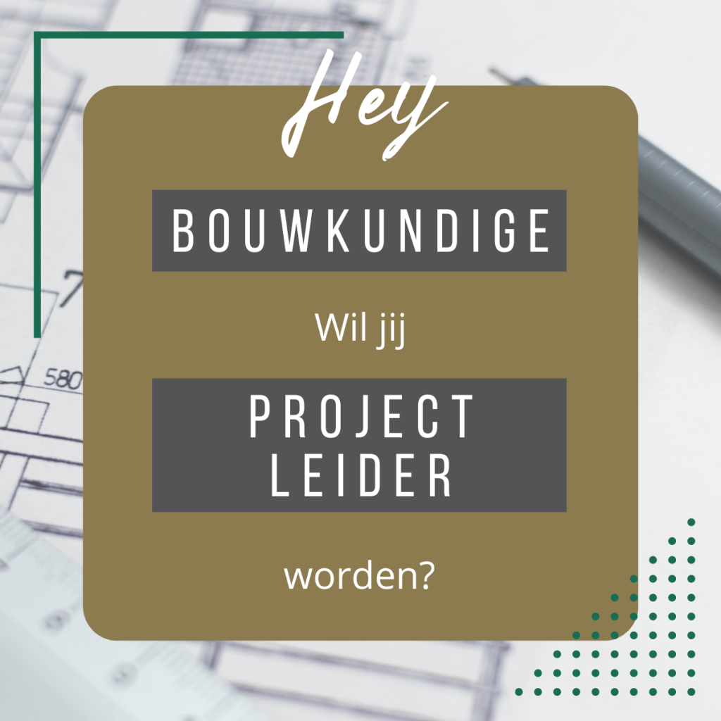 Hey Bouwkundige, Wil jij Projectleider worden? - Vacature Projectleider - Building For JobZ Zwolle